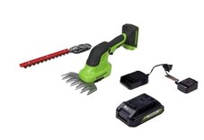 Greenworks 24V Shear Shrubber, 1.5Ah USB Battery and Charger Included