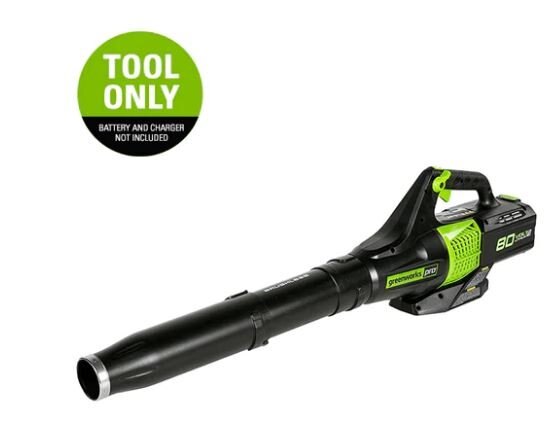Greenworks 80V 145 MPH 580 CFM Brushless Axial Blower (Tool Only) BL80L00