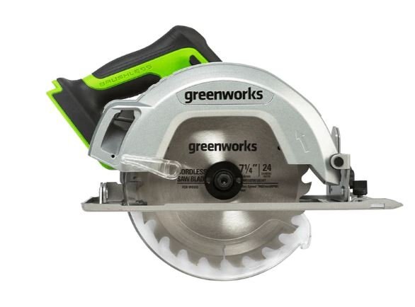 Greenworks 24V 7.25 Brushless Circular Saw (Tool Only) CR24L00