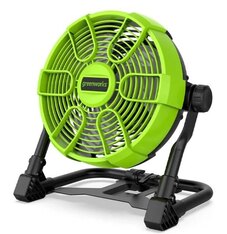 Greenworks 24V Fan with 2.0Ah USB Battery and AC Adapter/Charger