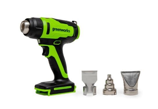 Greenworks 24V Heat Gun, 2.0Ah USB Battery and AC Adapter Included