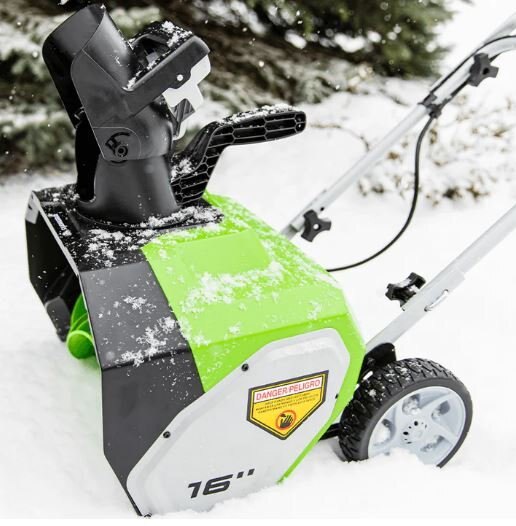 Greenworks 10 Amp 16 Corded Snow Thrower