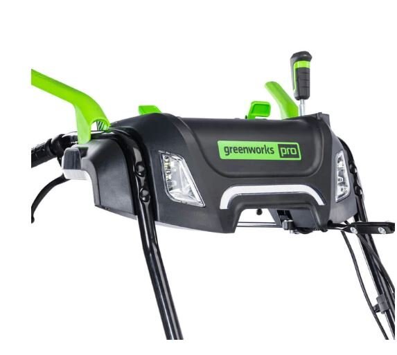 Greenworks 80V 24'' Dual Stage Snow Thrower, (3) 4.0Ah Batteries and Dual Port Charger Included