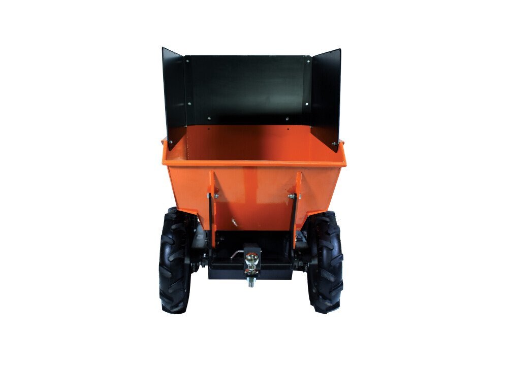 Ducar T25 Motorized wheelbarrow W/Tow hitch & Bin extension