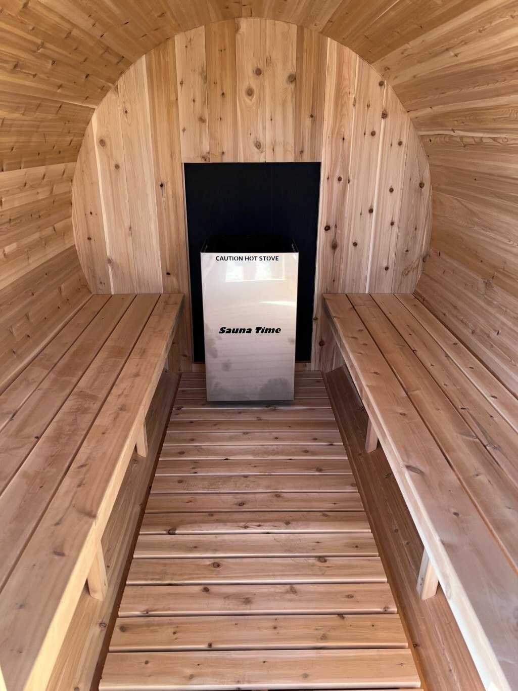 Barrel Cedar Sauna 6X8