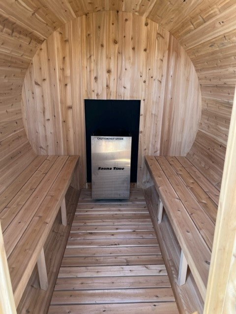 Barrel Cedar Sauna 7X8