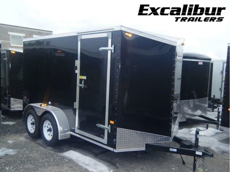 2022 Excalibur 6X12 Tandem V Nose Enclosed Cargo Trailer w/Ramp