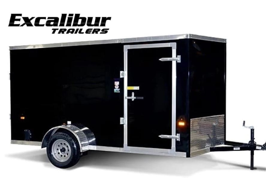 2022 Excalibur 6X12 V Nose Enclosed Cargo Trailer w/Ramp
