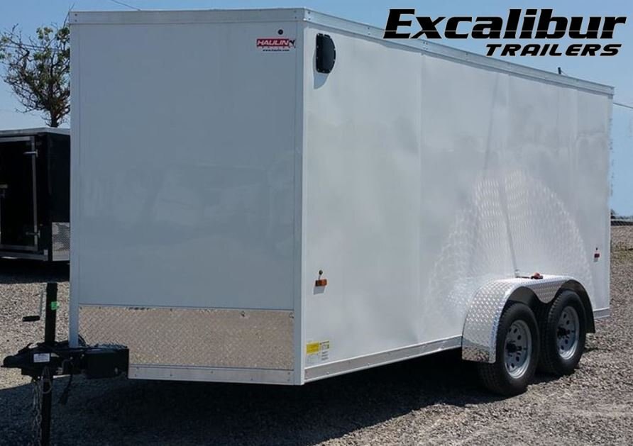 2022 Excalibur 7X14 V Nose Enclosed Cargo Trailer w/Barn Doors