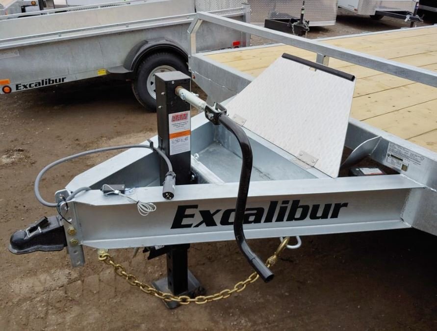 2022 Excalibur 7 Ton Deckover Equipment Float 20 + 3 Beavertail