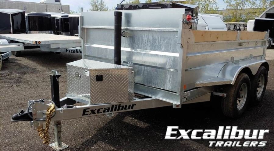2022 Excalibur 5 Ton 6x10 Galvanized Dump Trailer