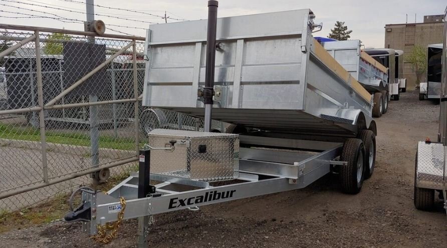 2022 Excalibur 5 Ton 6x12 Galvanized Dump Trailer