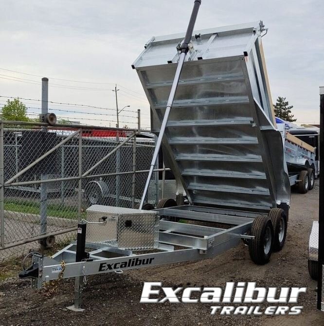 2022 Excalibur 5 Ton 6x12 Galvanized Dump Trailer