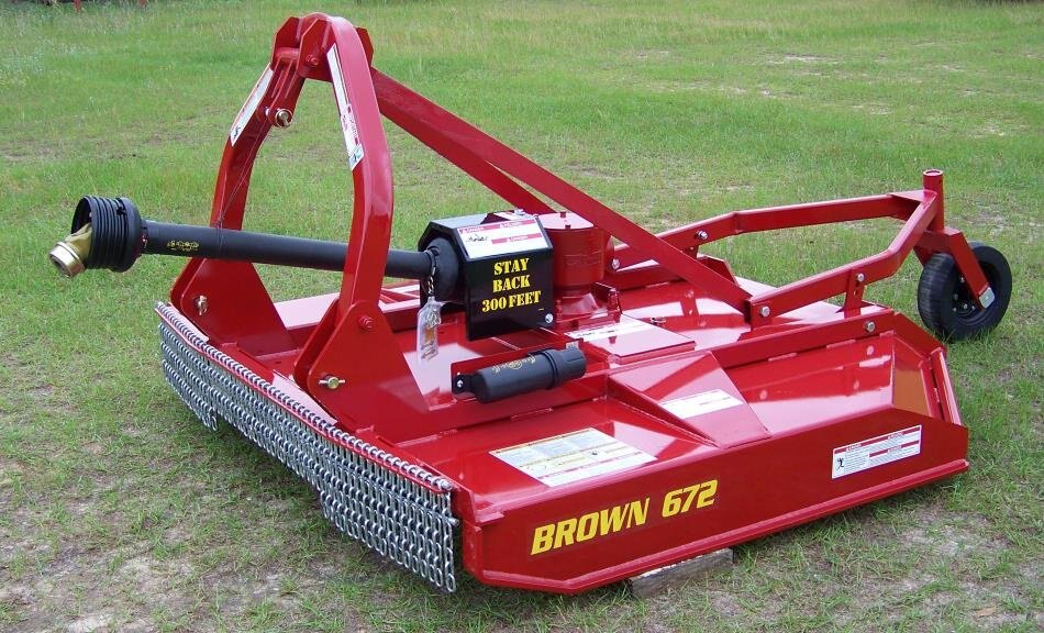Brown ROTARY CUTTERS 600 SERIES HEAVY DUTY 3 Pt.