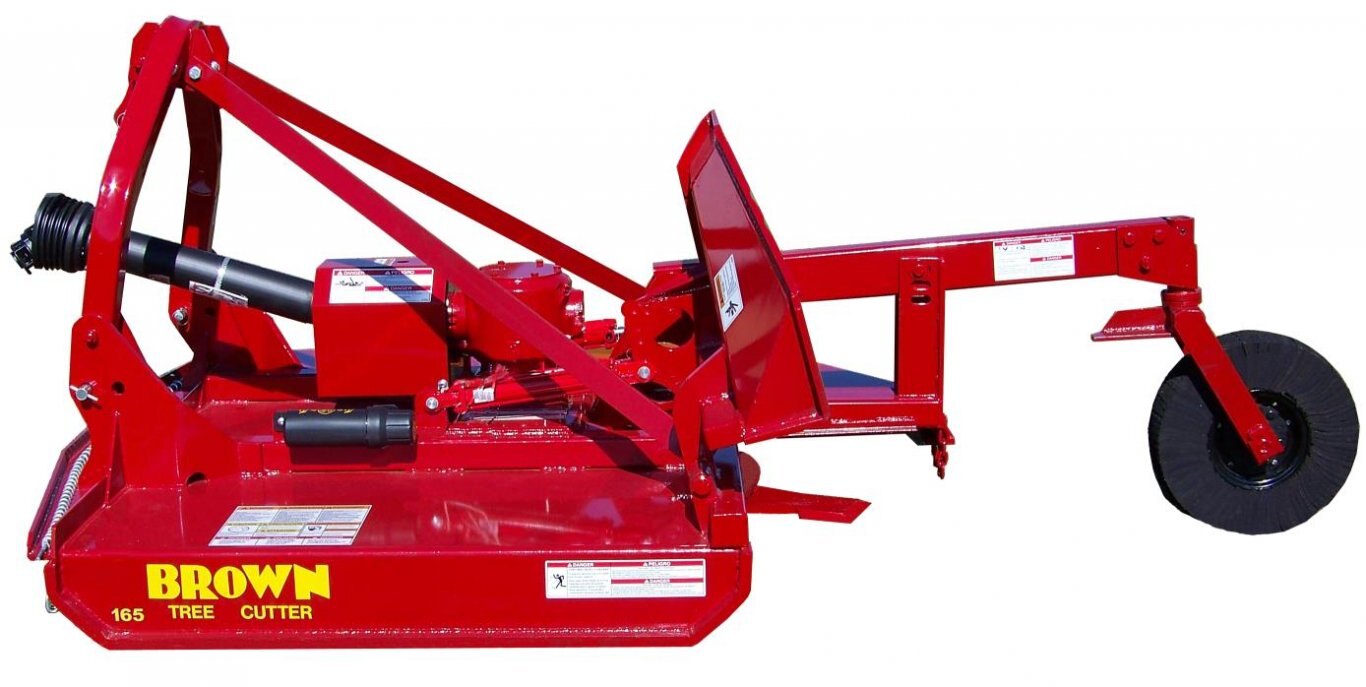 Brown ROTARY CUTTER TREE CUTTER