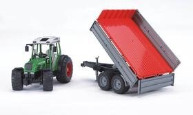FENDT 209S TRACTOR W/ TIPPING TRAILER