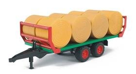 BALE WAGON WITH BALES