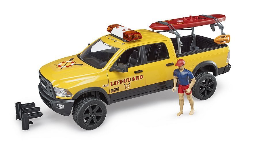 RAM 2500 power wagon lifeguard with figure, stand up paddle and light & sound module