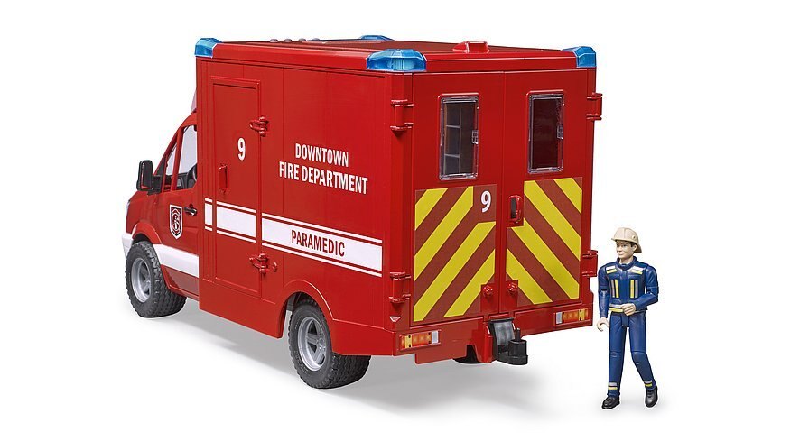 MB Sprinter Fire Department with Light & Sound Module and fireman