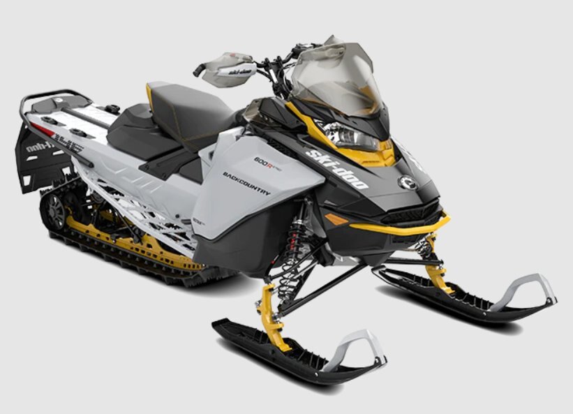 2023 Ski Doo Backcountry Rotax® 850 E TEC® Catalyst Grey/Neo Yellow