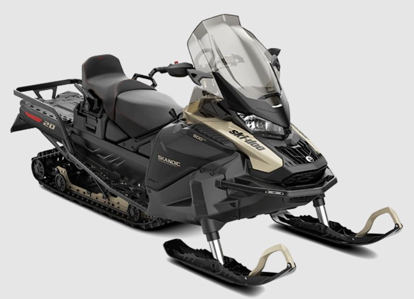 2023 Ski Doo Skandic LE Rotax® 600 EFI Arctic Desert/Black