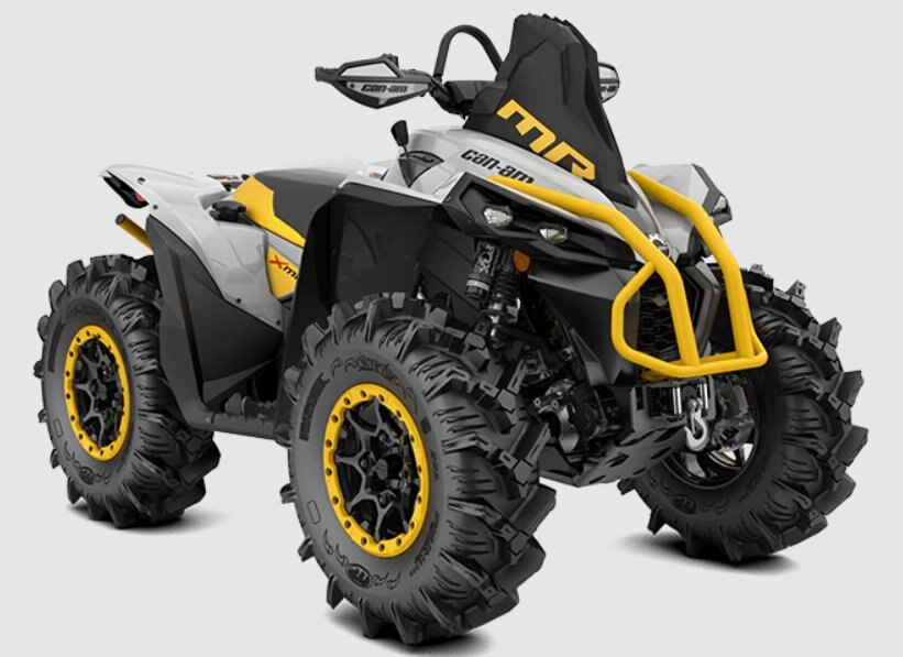 2023 Can Am RENEGADE X MR 1000R catalyst gray neo yellow