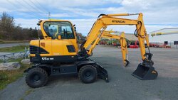 BRAND NEW Hyundai R55W-9A wheeled excavator