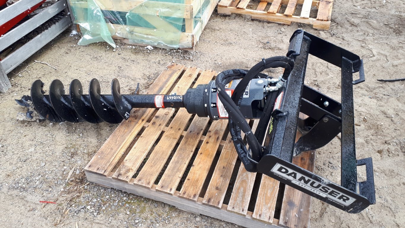 New Danuser EP Series Hydraulic Post Hole Auger