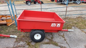 NEW Creekbank ATV25 dump trailer