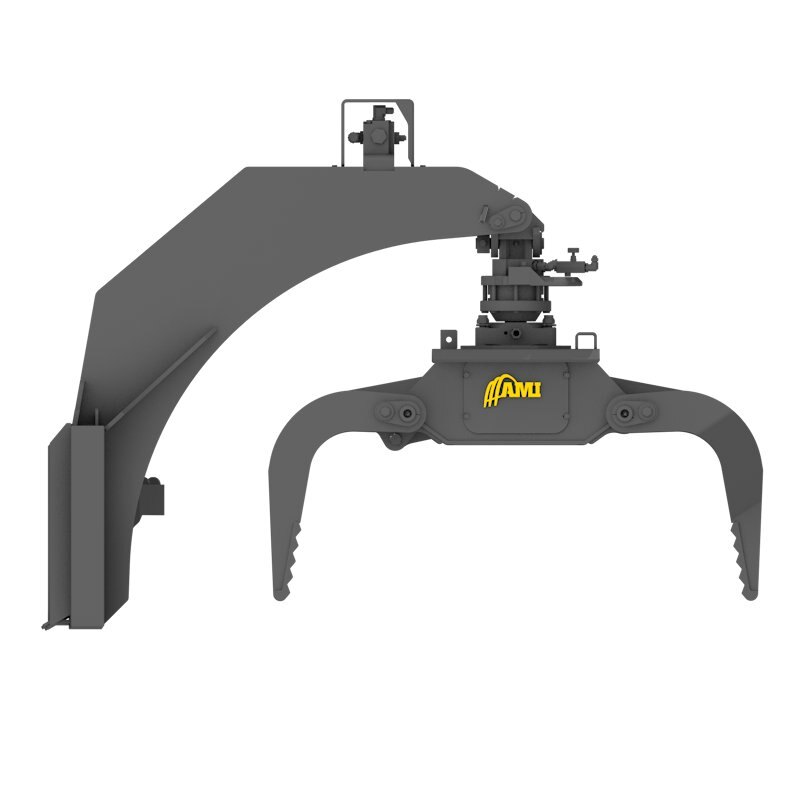 AMI Attachments Dangling Rotating Utility Grapple