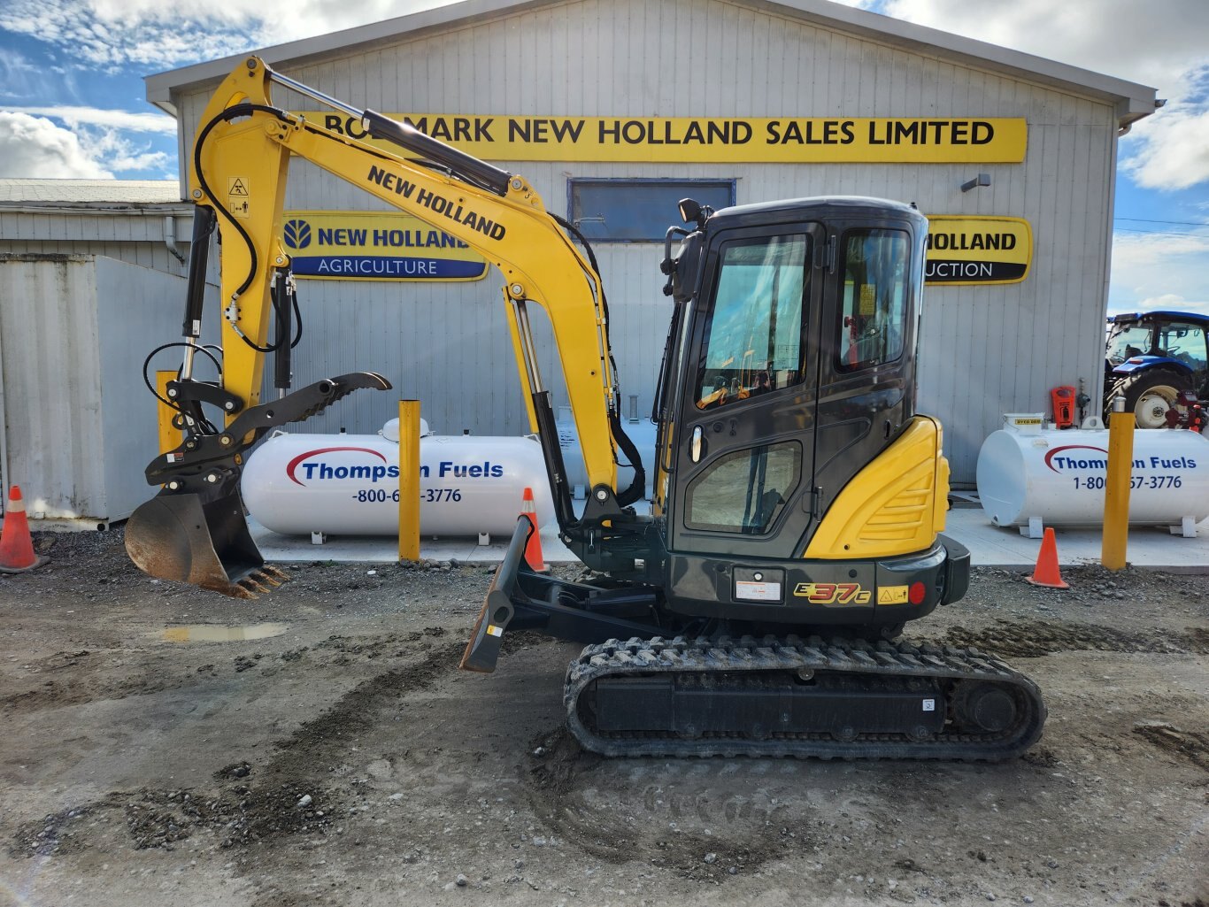 New Holland E37C compact excavator