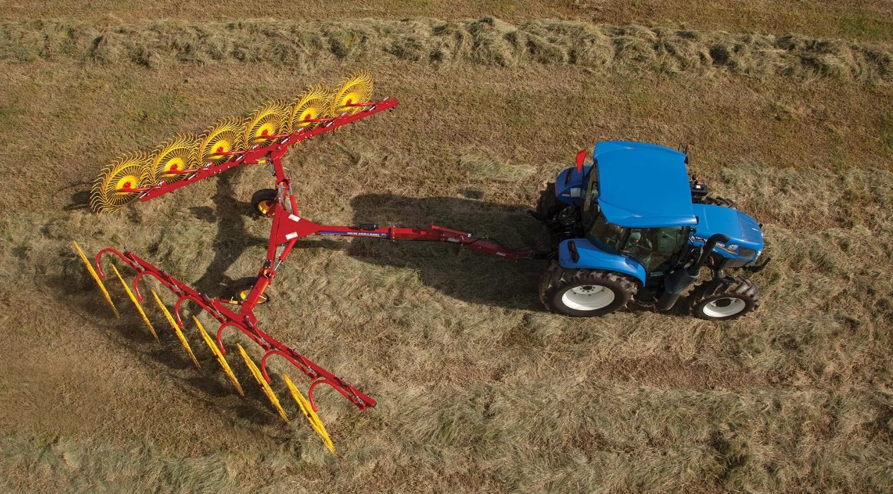 New Holland ProCart™ and ProCart™ PLUS Deluxe Carted Wheel Rakes 1022 10 Wheel