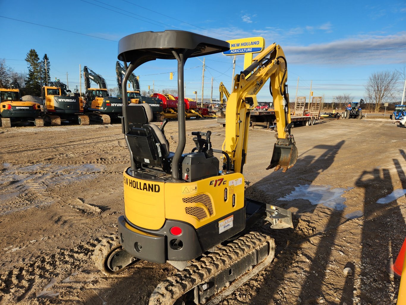 New Holland E17C compact excavator