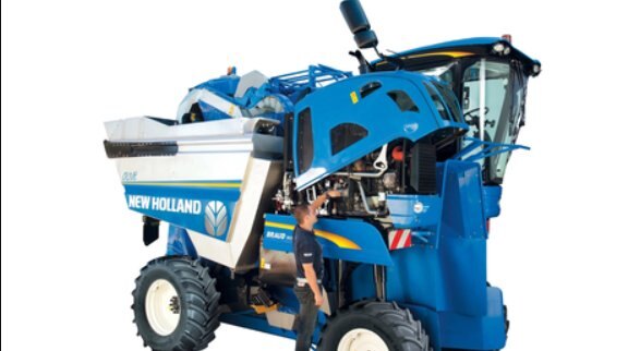 New Holland Braud 9090X Olive Harvester - BRAUD 9090X Olive 2 Hoppers