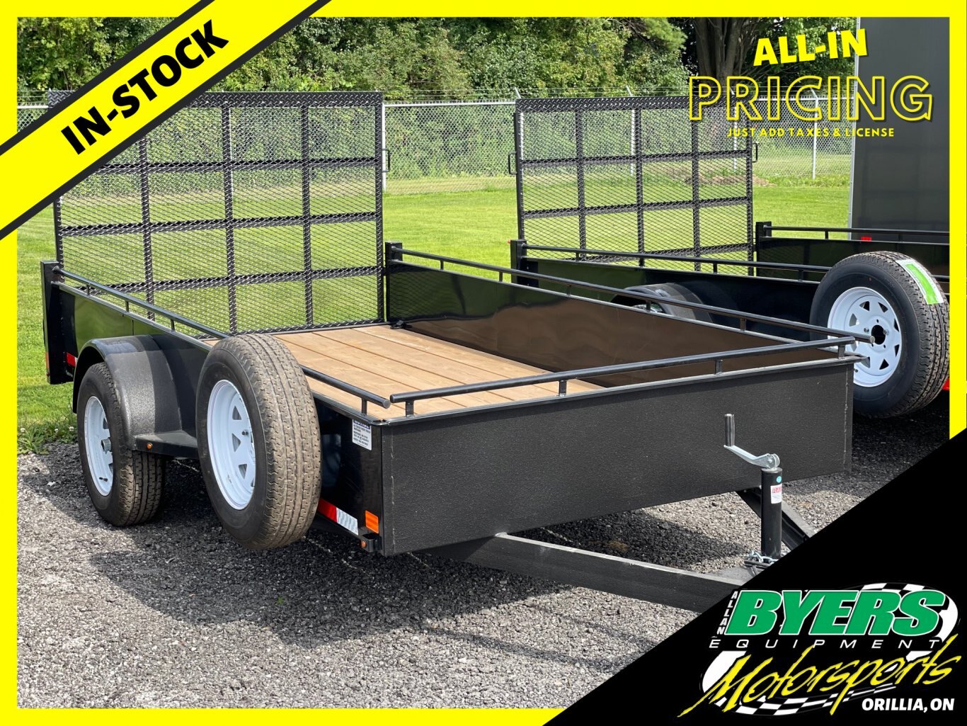 80x16 Bearco Aluminum Trailer With Side Load