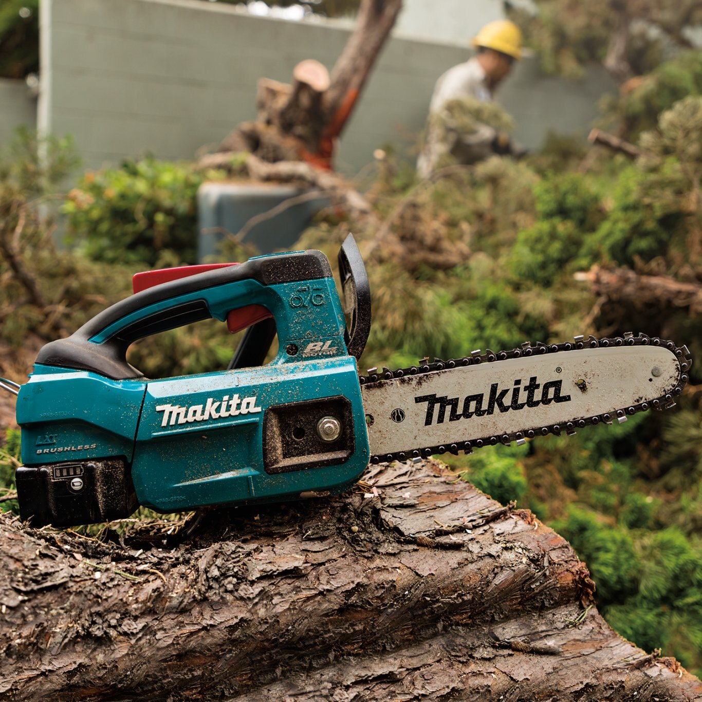 Makita 18V LXT® Lithium?Ion Brushless Cordless 12 Top Handle Chain Saw, Tool Only
