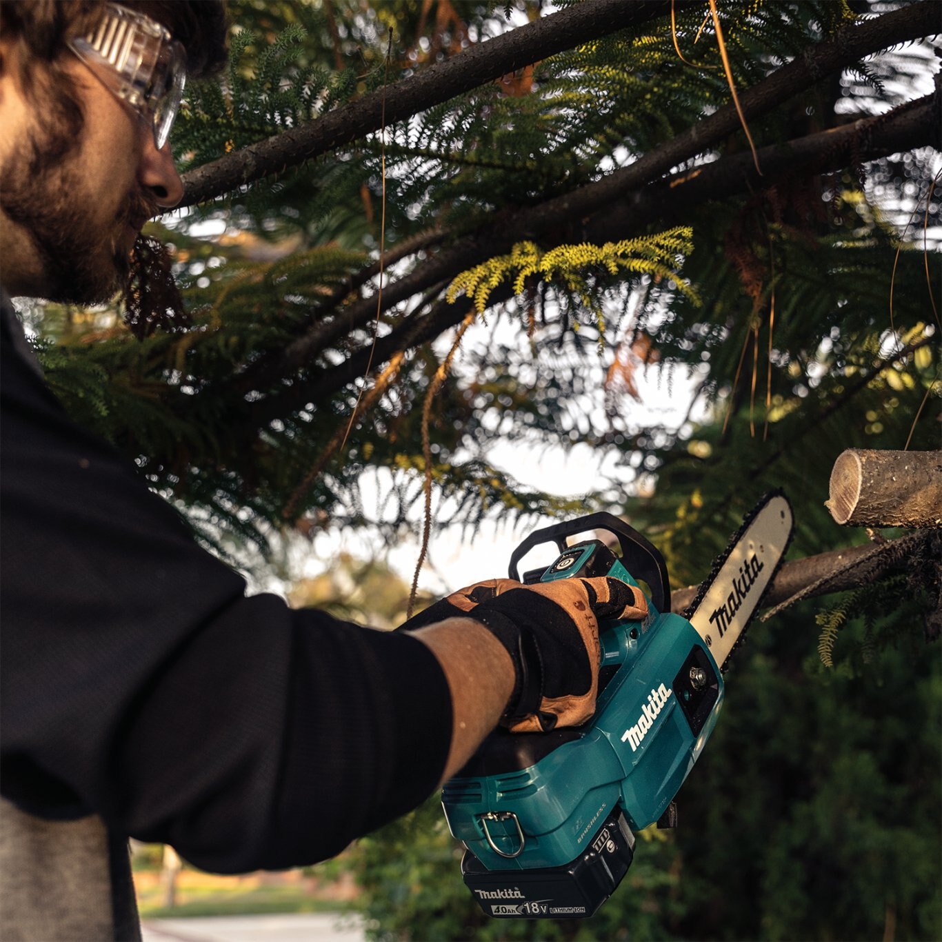 Makita 18V LXT® Lithium?Ion Brushless Cordless 12 Top Handle Chain Saw, Tool Only