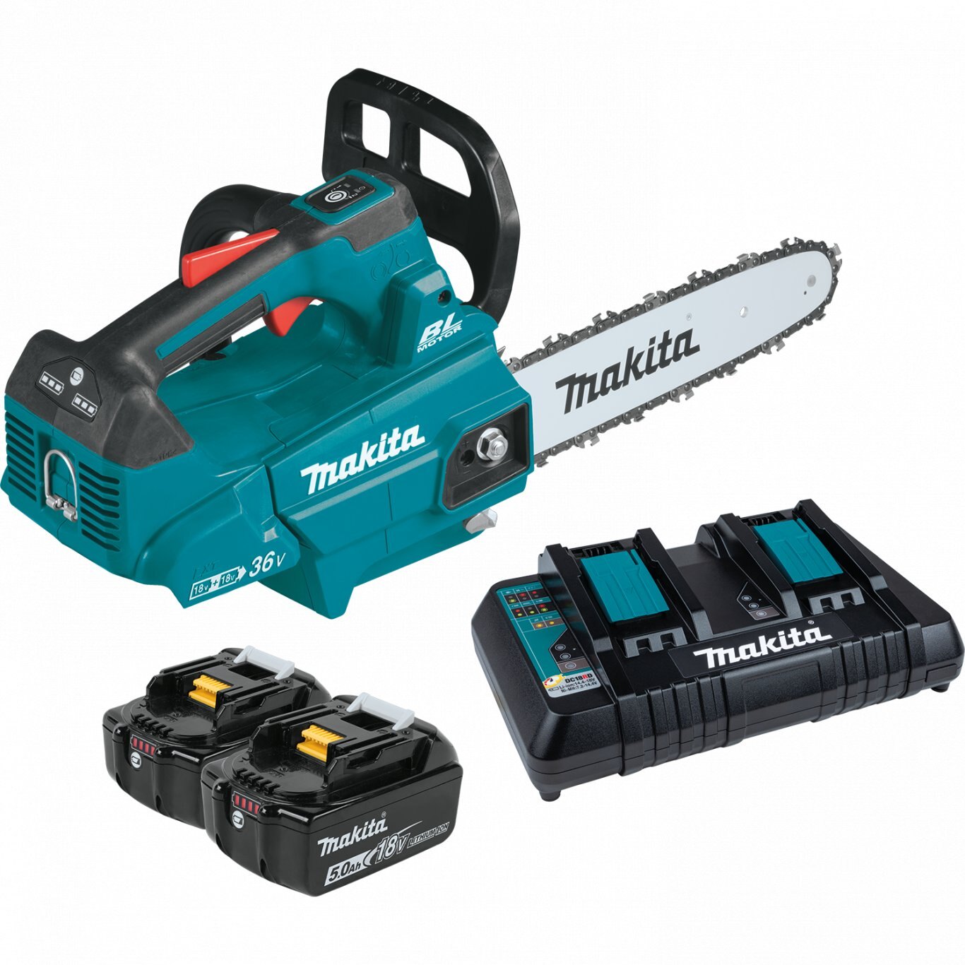 Makita 36V (18V X2) LXT® Brushless 16 Top Handle Chain Saw, Tool Only