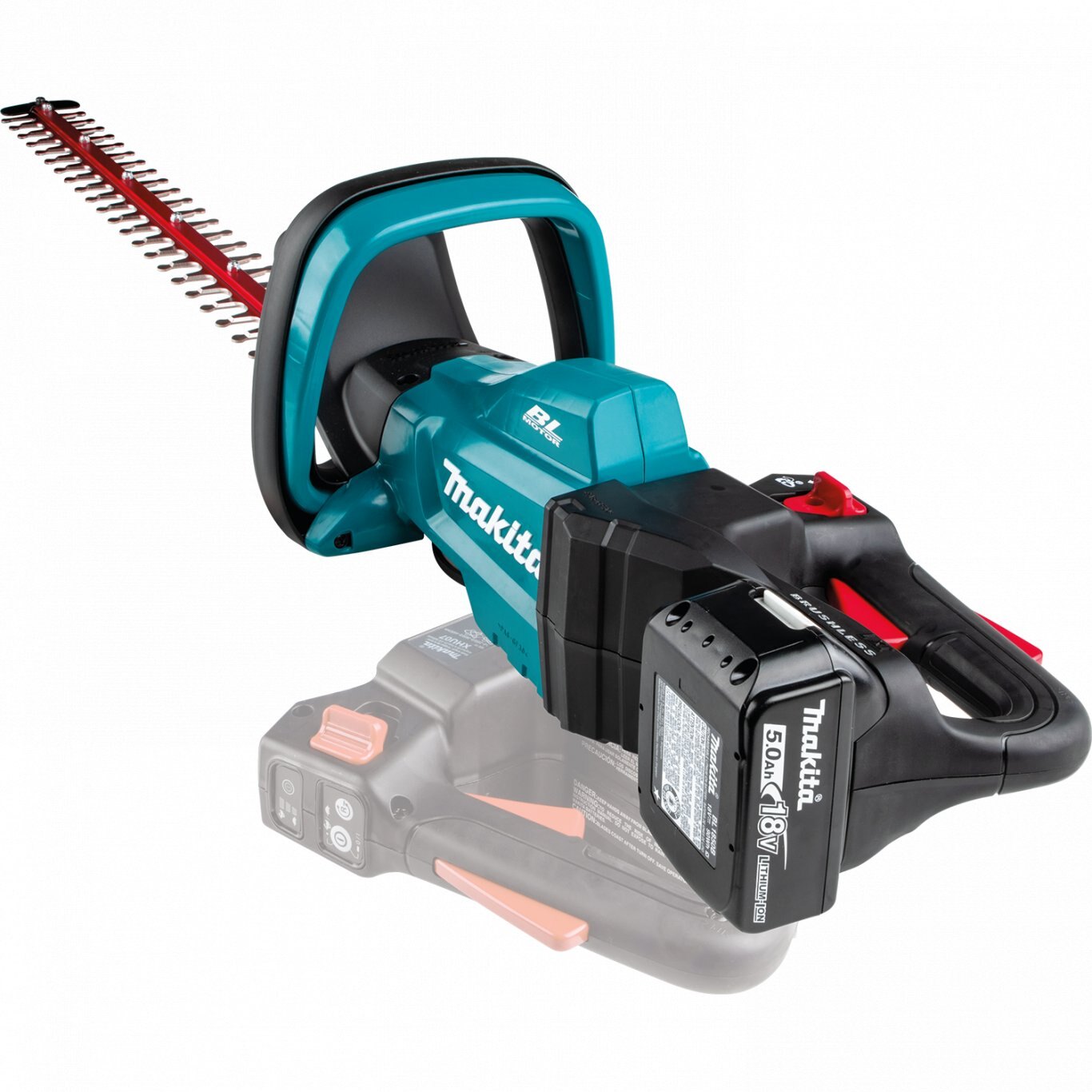Makita 18V LXT® Lithium?Ion Cordless Grass Shear with Hedge Trimmer Blade, Tool Only