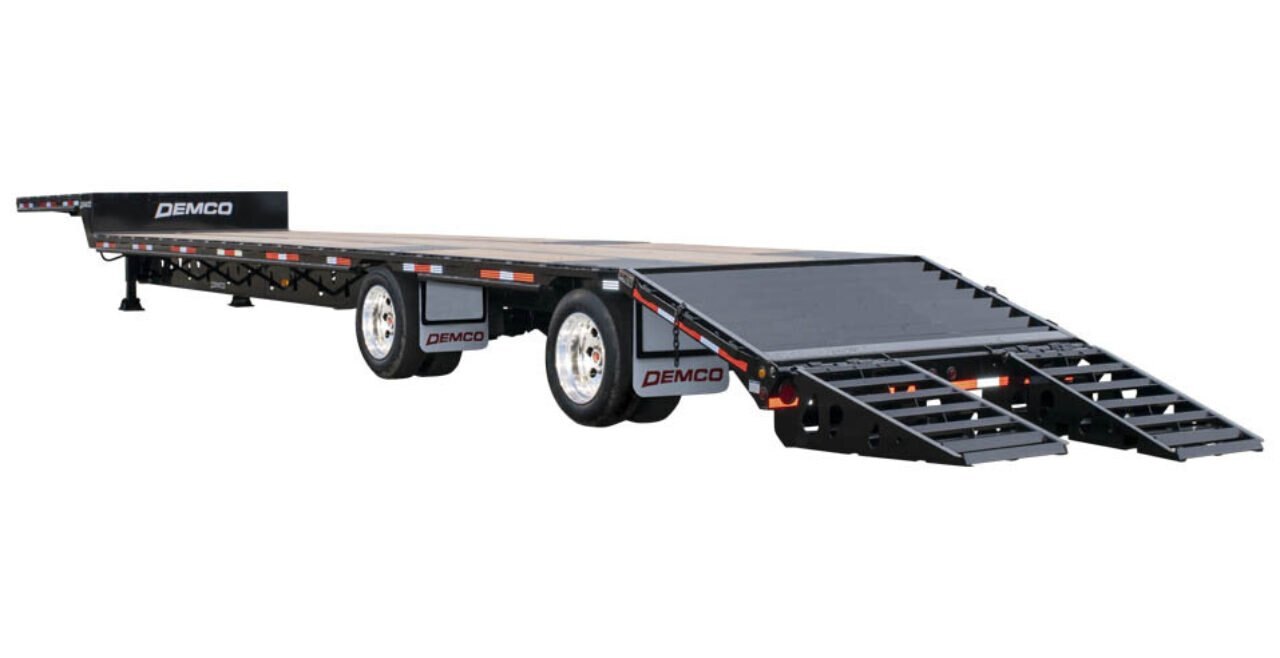 Demco -Tandem Axle + 5' Beaver Tail with Twin Ramps
