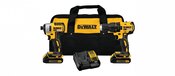 DeWALT 20 Volt Two Tool Combo Kit- 1/4 Impact Wrench & Drill Driver