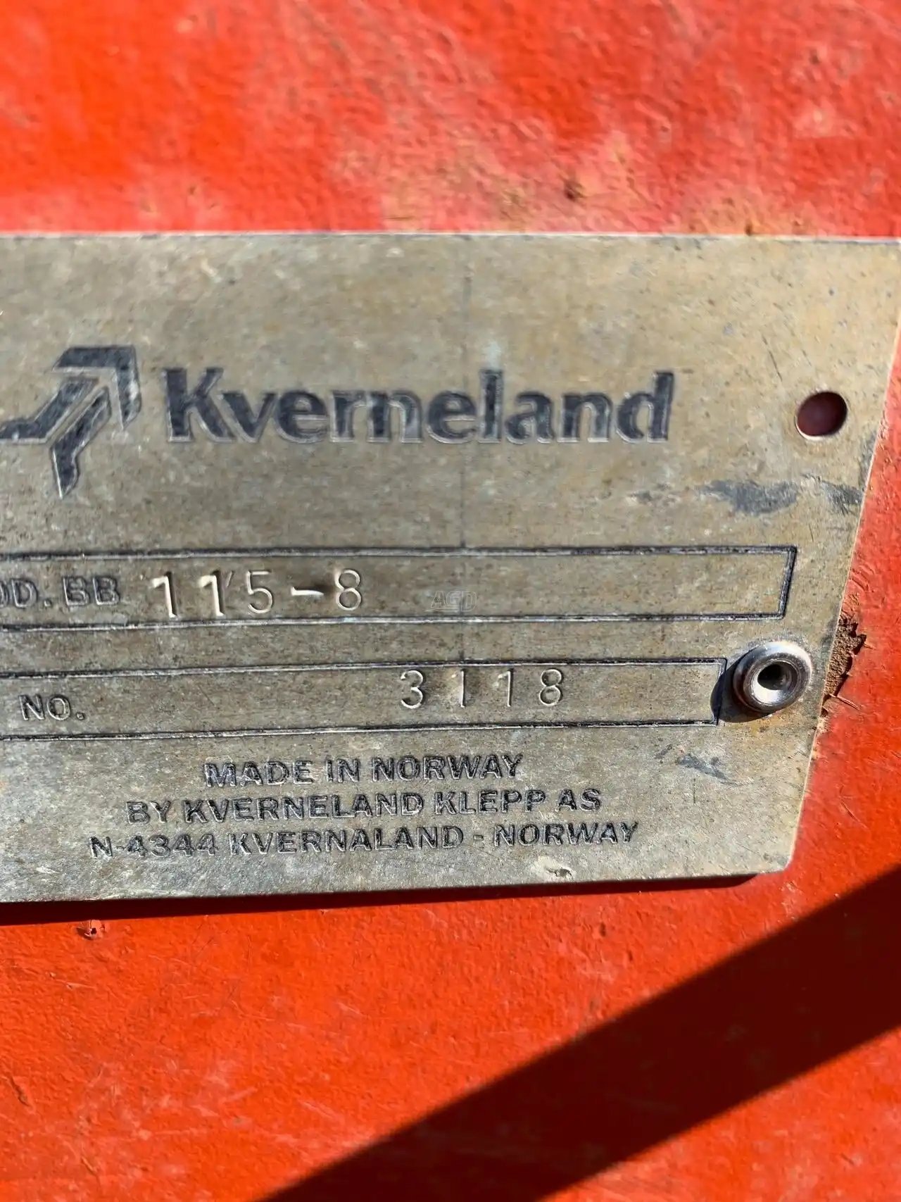 1995 Kverneland BB 115