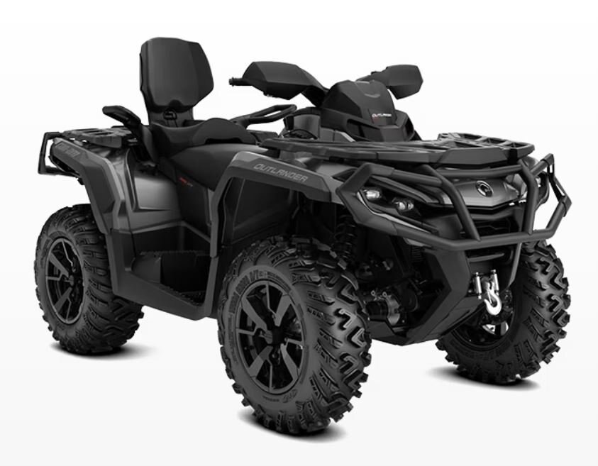 2024 Can-Am OUTLANDER MAX XT 78 hp Rotax 850 V-twin engine, Intelligent Throttle Control (iTC™?) with riding modes platinum-satin