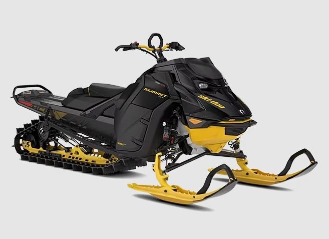 2025 Ski-Doo Summit HCE Rotax® 850 E-TEC® Timeless Black and Neo Yellow