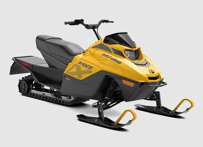 2025 Ski-Doo MXZ 200cc 4-stroke Neo Yellow and Black