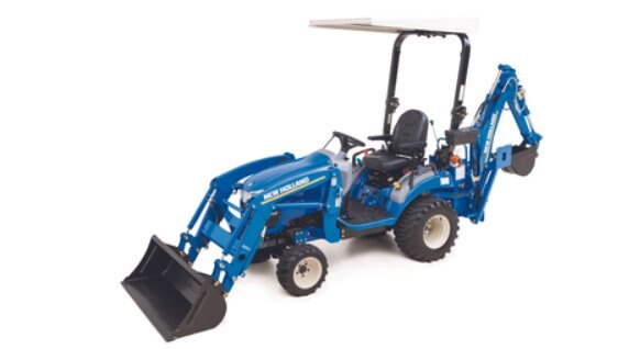 New Holland WORKMASTER™ 25S Sub Compact WORKMASTER™ 25S Open Air + 100LC Loader + 905GBL Backhoe