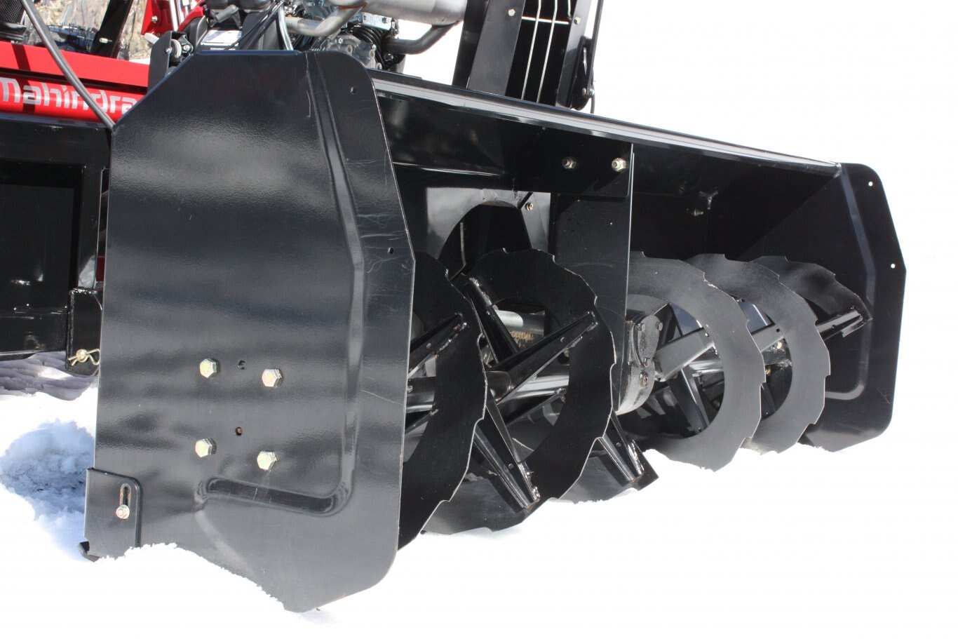 Bercomac 54 Premium Snowblower for tractors equipped with Skid Steer style attach