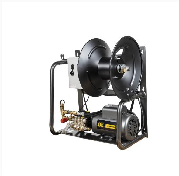 BE Power 1,500 PSI 2.0 GPM Wall Mount Electric Pressure Washer with a