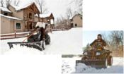 Agri-Fab Snow Plow Garden Tractor & ATV