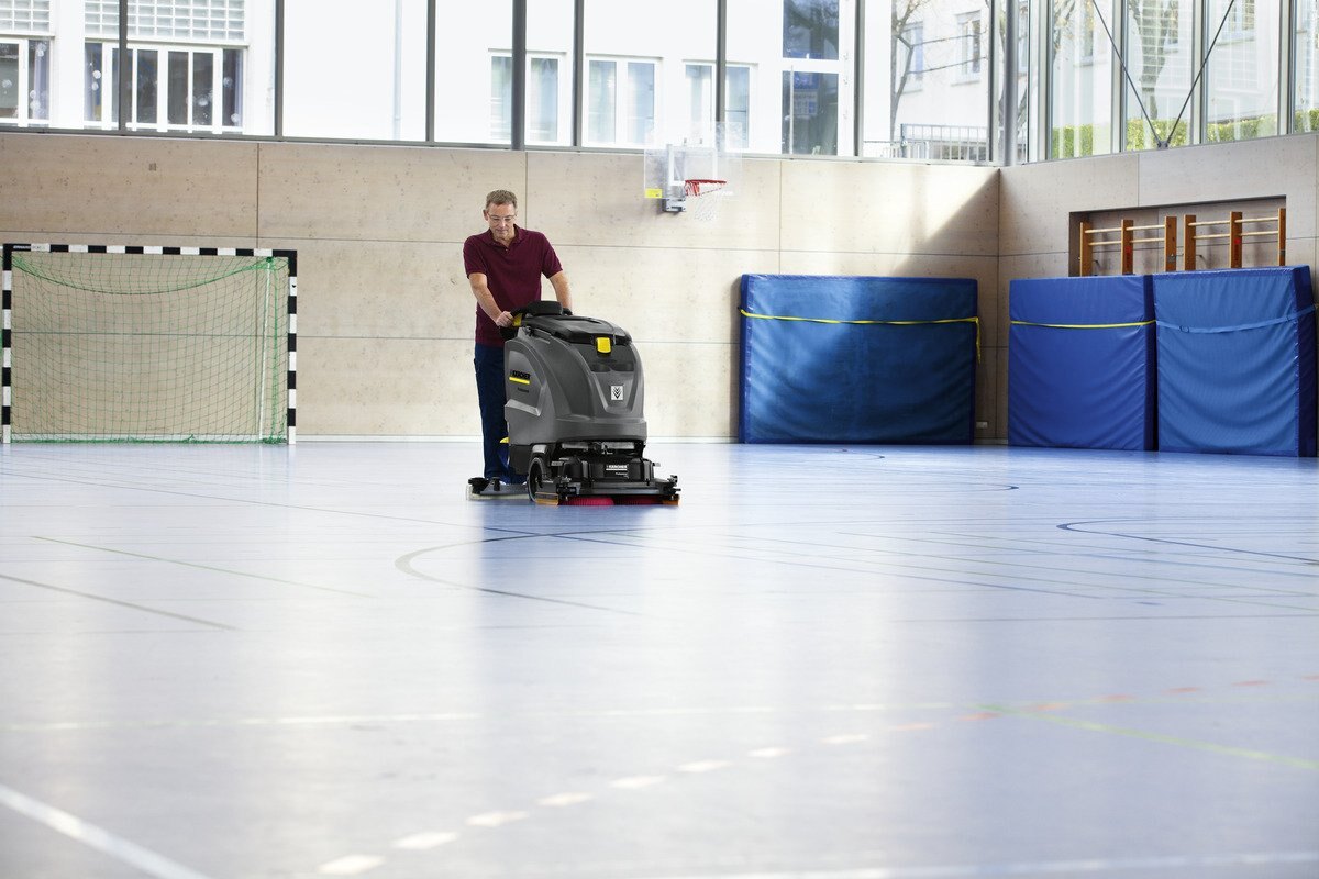 Karcher SCRUBBER DRIER B60 W AGM BATTERY ON BOARD CHARGER R/LID